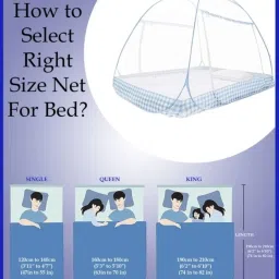 bhola enterprises HDPE - High Density Poly Ethylene Infants Washable Mosquito net Mosquito Net image 2