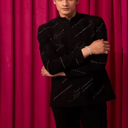 CONTRAST BY PARTH Embellished Bandhgala Suits image 2