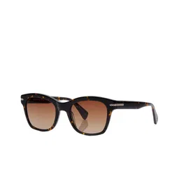 Shisen Fox Unisex Full Rim Wayfarer Sunglasses with UV Protected Lens SG053-DARK HAVANA-53