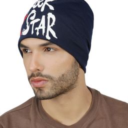 iSWEVEN Typography Printed Beanie image 3