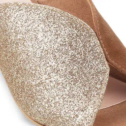 Mochi Gold-Toned Block Mules image 5