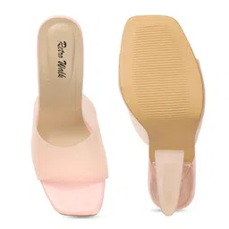 Retro Walk Open Toe Block Heels image 2