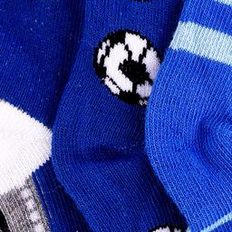 FOOTPRINTS Kids Pack Of 6 Multicoloured Striped Ankle-Length Socks image 2