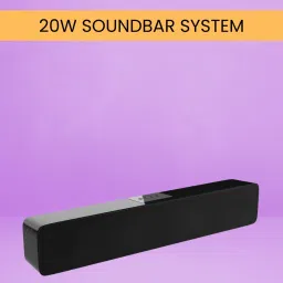 SACRO Bluetooth (PORTABLE HOME THEATER SOUNDBAR) Crystal Clear Sound, 5H. PaytimeD219 20 W Bluetooth Soundbar-image-30