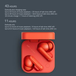 CMF by Nothing Buds Pro 2 TWS Earbuds with Active Noise Cancellation (IP55 Water & Dust Resistant, 43 Hours Playback, Orange) image 5
