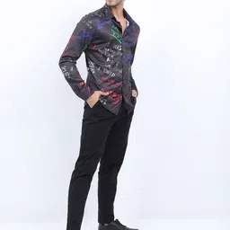 KETCH Men Slim Fit Printed Party Wear Shirt-image-42