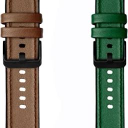 SwapME No Gaps Band Compatible with Samsung Galaxy Watch 6/5/ 4 40mm 44mm, Genuine Leather with Silicone Replacement Bracelet Bands Strap for Galaxy Watch 5 Pro/Watch 6 43mm 47mm/4 Classic 42mm 46mm Smart Watch Strap-image-45