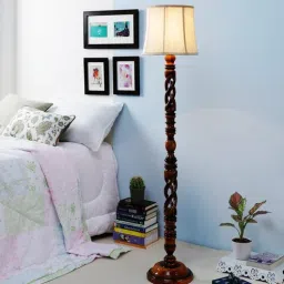new era Off White Cotton Floor Lamp-picture-47