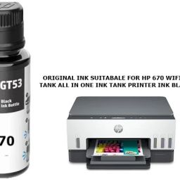 HP 670 SMART TANK INK TANK PRINTER WIFI ALL IN ONE ORIGINAL INK Black Ink Bottle-16