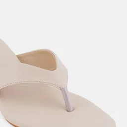 Mast & Harbour White Open Toe Block Heels image 4