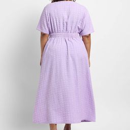 Instafab Plus Self Designed Midi Fit & Flare Dress image 5