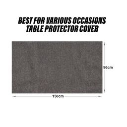 Kuber Industries Brown Rectangular 2-Seater Jute Table Cover image 5