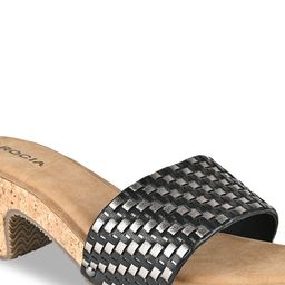 Rocia Textured Open Toe Platform Heels image 4