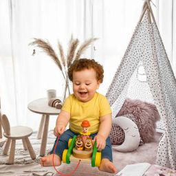 wooden panda pull toy kids-image-31