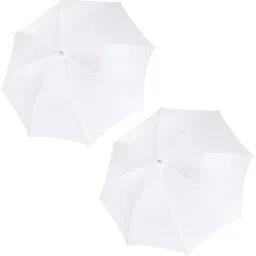 WON Umbrella Diffuser (Approx 30-inch) for Photography Speedlite Flash, Continuous Light (Sungun, Porta) Videography (Pack of 2) White Reflector Umbrella-image-3