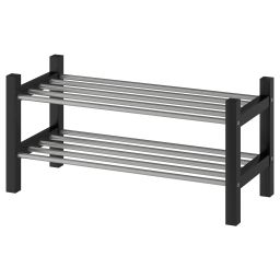 ikea tjusig Shoe rack, black, 79x32x37 cm-picture-6