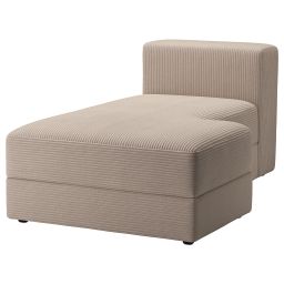 ikea jättebo Chaise longue module, right, Samsala grey-beige-picture-38