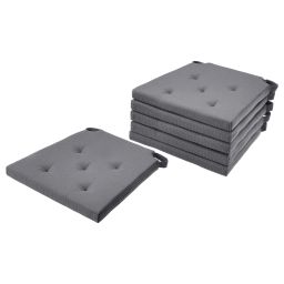 ikea justina Chair pad, grey, 42/35x40x4 cm-picture-47