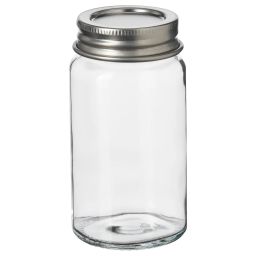ikea guldfisk Spice jar, clear glass/stainless steel, 6 cl-picture-49