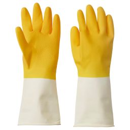 ikea rinnig Cleaning gloves, bright yellow/off-white, M-picture-20