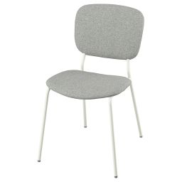 ikea vihals Chair, white/Tibbleby beige-grey-picture-47