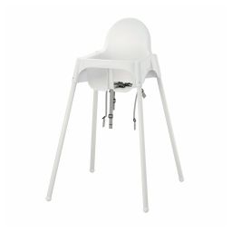 ikea antilop Highchair with safety belt, white/white-picture-13