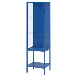 ikea rudsta Glass-door cabinet, blue, 42x37x155 cm-picture-16