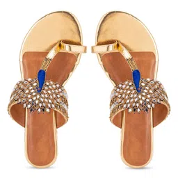 5 ELEMENTS Embellished Open Toe Wedge Heels image 3