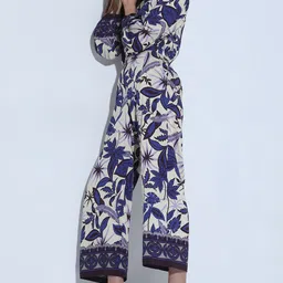 Vero Moda Women Floral Printed Straight Fit High-Rise Trousers-image-39