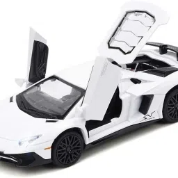 1:32 Aventador die cast metal car Toy Lights and Sound multicolor-image-16
