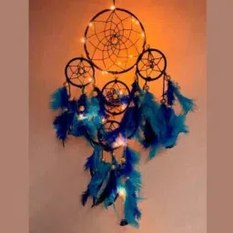 Feather, Aluminium, Nylon, Wood Dream Catcher-image-45