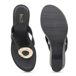 Inc 5 Embellished Open Toe Wedge Heels image 5