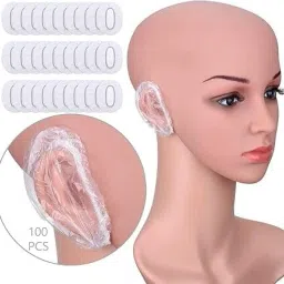Clear Waterproof Ear Protectors - 100-Pack Ear Muff-picture-1