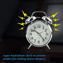 bbd kitchen shop Analog Silver Clock image 5