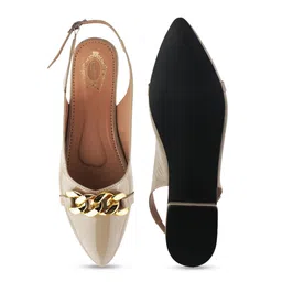 Shoetopia Embellished Pointed Toe Block Heel Pumps image 3