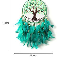 DULI Dream catcher Hanging with Tree of Life & Feathers image 4