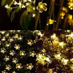 Quace Yellow Flower Fairy String Lights image 5