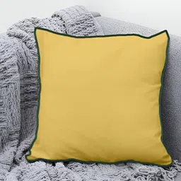 BIRD WING Yellow & Green Velvet Square Cushion Cover-picture-42