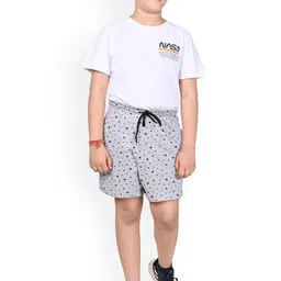 BAESD Boys Conversational Printed High-Rise Shorts image 3