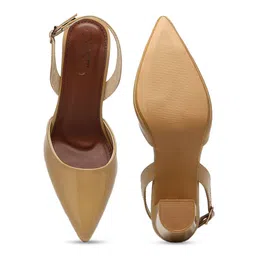 GNIST Pointed Toe Block Heeled Pumps image 5
