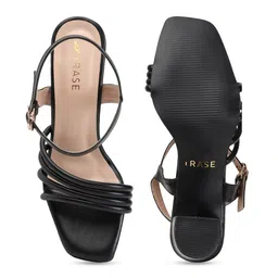 TRASE Open Toe Block Heels image 2