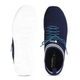 Aqualite Men Elastic Fit Technology Non-Marking Walking Sports Shoes image 5