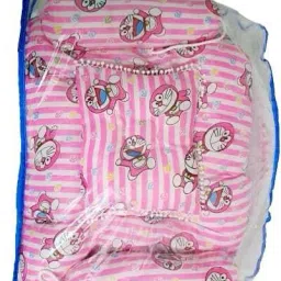 amaar praan Cotton Infants Washable Baby Bedding Set with Mosquito Net Mosquito Net image 4