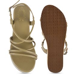 Shoetopia Open Toe Flatform Gladiators image 2