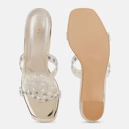 Anouk Embellished Open Toe Block Heels image 5