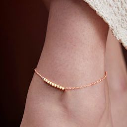 AIKA BY MINUTIAE Rose Gold-Plated Anklet-37