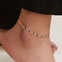 AIKA BY MINUTIAE Rose Gold-Plated Anklet-96