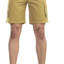Solid Men Khaki Casual Shorts, Regular Shorts, Cargo Shorts, Bermuda Shorts-image-73