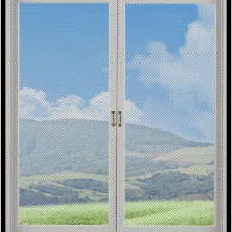 Polyester Kids Washable Window Mosquito Net Removable Fine Mesh Frame Invisible Screen 90x120cm Mosquito Net-15