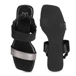 yoho Double Straps Open Toe Flats image 3